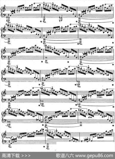 肖邦练习曲1Op.10No.1C大调Cmajor|肖邦