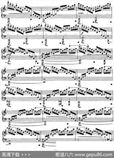 肖邦练习曲1Op.10No.1C大调Cmajor|肖邦