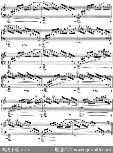 肖邦练习曲1Op.10No.1C大调Cmajor|肖邦