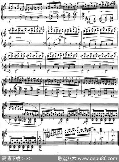 肖邦练习曲7Op.10No.7C大调Cmajor|肖邦