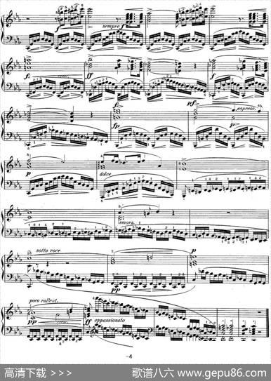 肖邦练习曲12Op.10No.12革命c小调CminorRevolutionary|肖邦