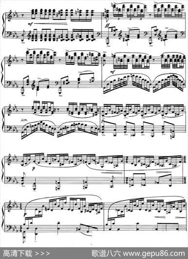 拉赫玛尼诺夫音画练习曲9或10EtudestableauxOp.39No.1|拉赫玛尼诺夫