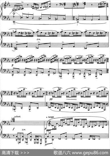 拉赫玛尼诺夫音画练习曲9或10EtudestableauxOp.39No.1|拉赫玛尼诺夫
