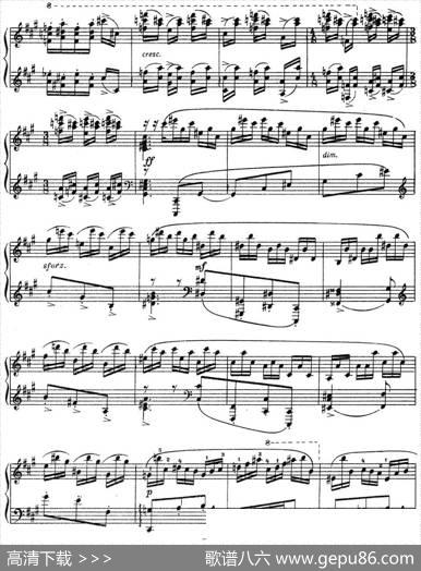 拉赫玛尼诺夫音画练习曲11或12EtudestableauxOp.39No.3|拉赫玛尼诺夫