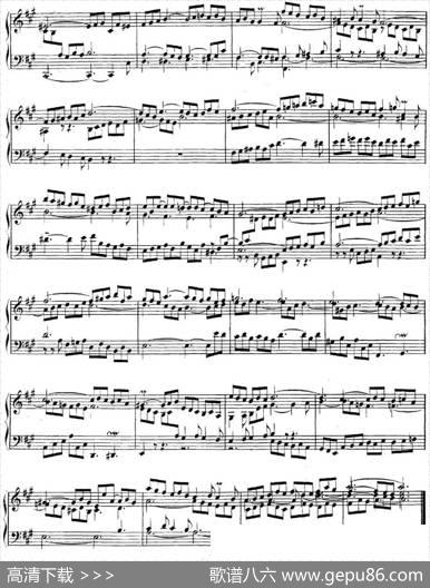 英国组曲No.1巴赫A大调1stSuiteBWV806|巴赫