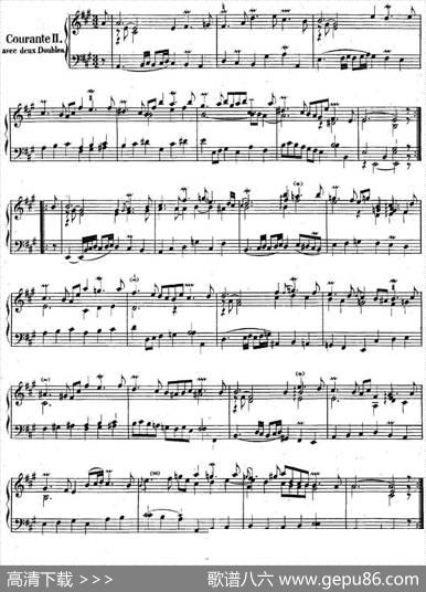 英国组曲No.1巴赫A大调1stSuiteBWV806|巴赫