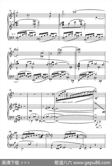 第十五钢琴奏鸣曲PianoSonataNO.15 - 葛清|葛清钢琴作品