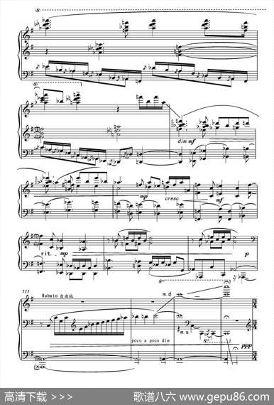 第十五钢琴奏鸣曲PianoSonataNO.15 - 葛清|葛清钢琴作品