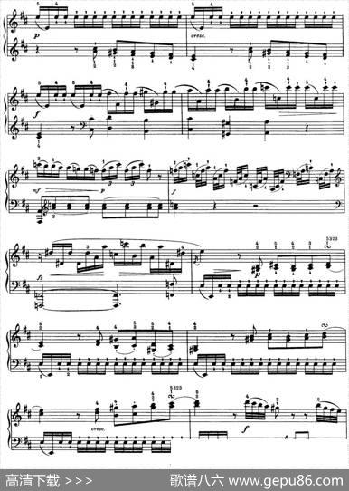 海顿钢琴奏鸣曲HobXVI19DivertimentoDmajor|海顿
