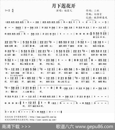 月下莲花开 - 二水|白悟言