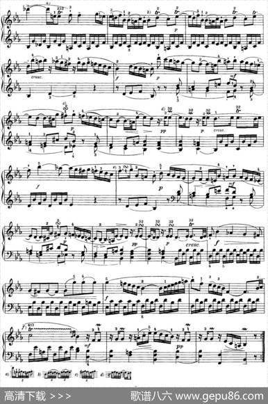 海顿钢琴奏鸣曲HobXVI45DivertimentoEbmajor|海顿