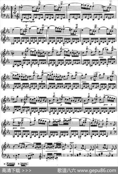 海顿钢琴奏鸣曲HobXVI45DivertimentoEbmajor|海顿