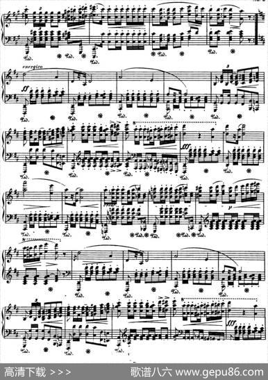 肖邦波兰舞曲军队Op.40No.1A大调Polonaise|肖邦