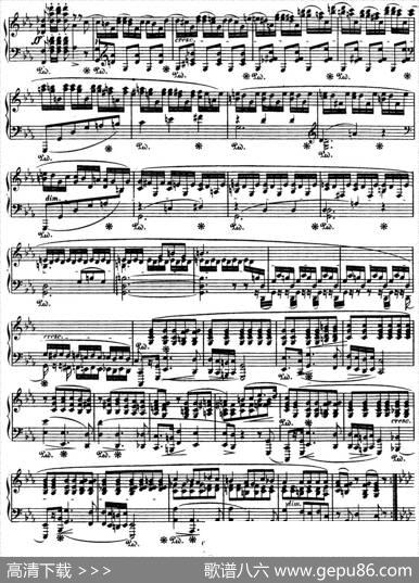 肖邦波兰舞曲Op.40No.2c小调Polonaise|肖邦