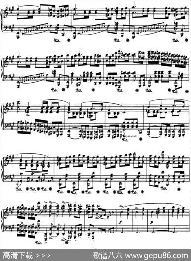肖邦波兰舞曲Op.44升f小调Polonaise|肖邦