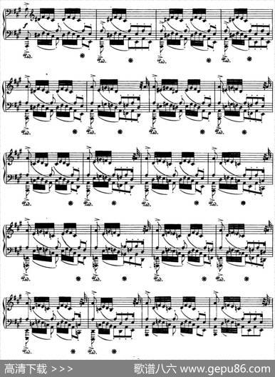 肖邦波兰舞曲Op.44升f小调Polonaise|肖邦