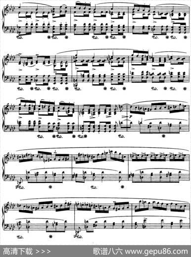 肖邦波兰舞曲英雄Op.53降A大调Polonaise|肖邦
