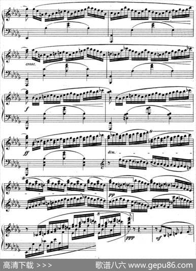 拉赫玛尼诺夫音乐瞬间Op.16No.1降b小调|拉赫玛尼诺夫