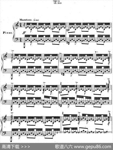 拉赫玛尼诺夫音乐瞬间Op.16No.6C大调|拉赫玛尼诺夫