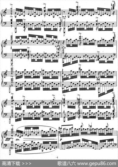 拉赫玛尼诺夫音乐瞬间Op.16No.6C大调|拉赫玛尼诺夫