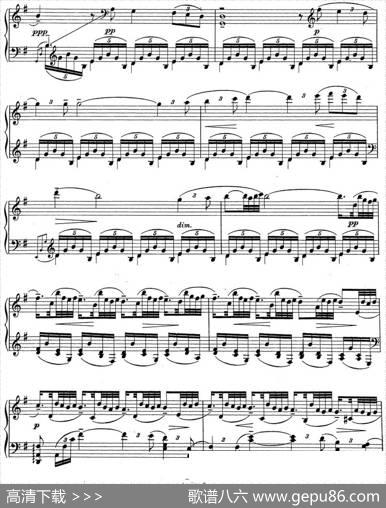 拉赫玛尼诺夫钢琴前奏曲16G大调Op.32No.5|拉赫玛尼诺夫