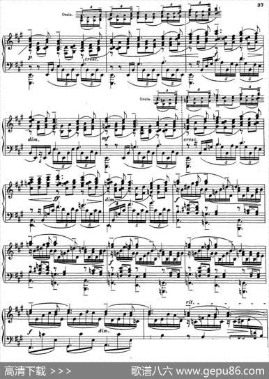 拉赫玛尼诺夫钢琴前奏曲20A大调Op.32No.9|拉赫玛尼诺夫