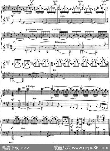 拉赫玛尼诺夫钢琴前奏曲20A大调Op.32No.9|拉赫玛尼诺夫