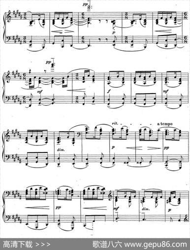 拉赫玛尼诺夫钢琴前奏曲22B大调Op.32No.11|拉赫玛尼诺夫