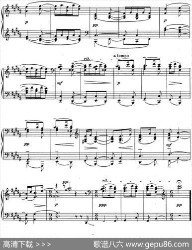 拉赫玛尼诺夫钢琴前奏曲22B大调Op.32No.11|拉赫玛尼诺夫