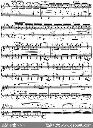 拉赫玛尼诺夫钢琴前奏曲23升G小调Op.32No.12|拉赫玛尼诺夫