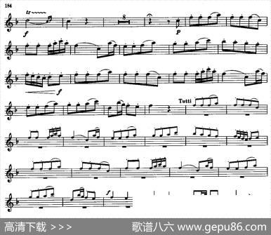 斯塔米茨协奏曲第三乐章
