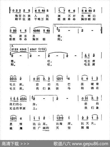 毛主席的光辉温暖着我们心房 - 杨正昌|帕提江