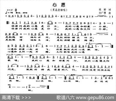 心愿（张婷词付广慧曲） - 张婷|付广慧