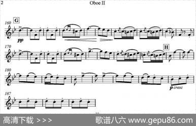 Brindisi(Traviata)饮酒歌（管弦乐）（双簧管分谱）