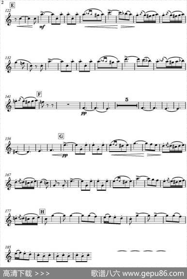 Brindisi(Traviata)饮酒歌（管弦乐）（单簧管分谱）