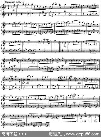G大调双长笛奏鸣曲作品1号之2（SonatainGMajorOp.1No.2）|Boismortier（博伊斯卯绨）