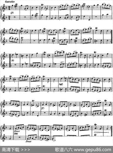 G大调双长笛奏鸣曲作品1号之2（SonatainGMajorOp.1No.2）|Boismortier（博伊斯卯绨）