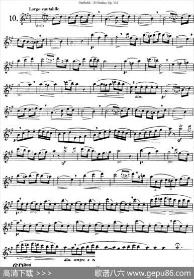 二十首练习曲作品132号之10|Garibold（加里波第）