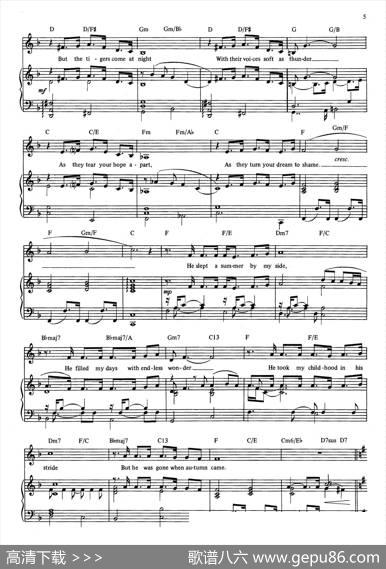 IDreamedaDream（音乐剧《悲惨世界》（LesMiserables）选曲、正谱）