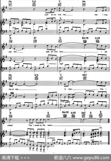 Stars（音乐剧《悲惨世界》（LesMiserables）选曲、正谱）