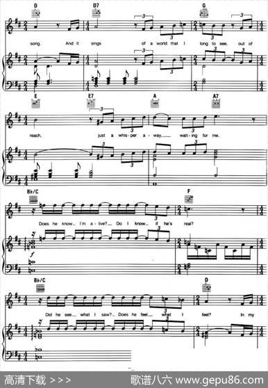 InMyLife（音乐剧《悲惨世界》（LesMiserables）选曲、正谱）