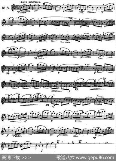 二十首练习曲作品131号（NO.8）|Garibold（加里波第）