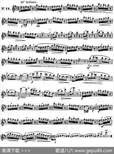 二十首练习曲作品131号（NO.18）|Garibold（加里波第）