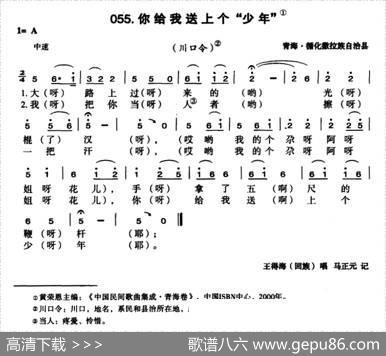 你给我送上个“少年”
