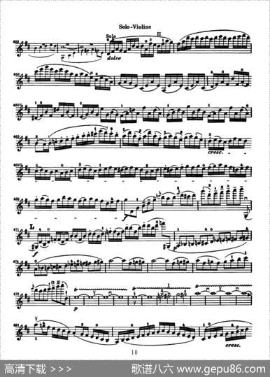 KonzertfurVioline（贝多芬小提琴协奏曲）