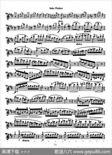 KonzertfurVioline（贝多芬小提琴协奏曲）
