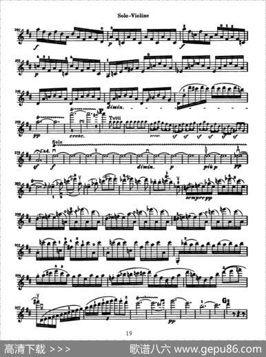KonzertfurVioline（贝多芬小提琴协奏曲）