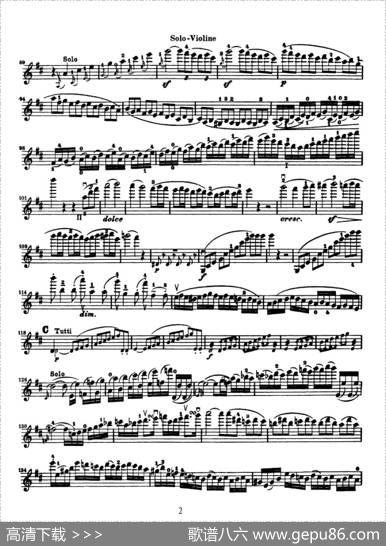 KonzertfurVioline（贝多芬小提琴协奏曲）
