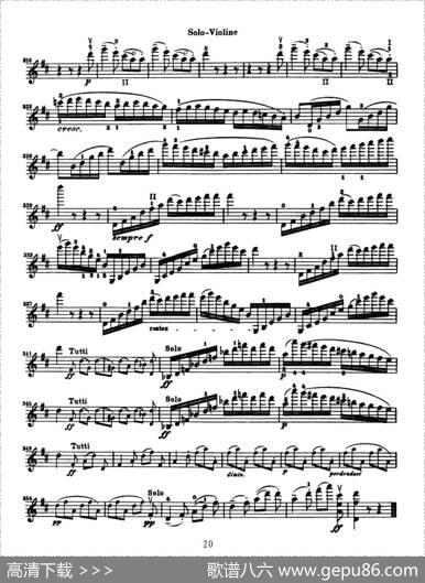KonzertfurVioline（贝多芬小提琴协奏曲）