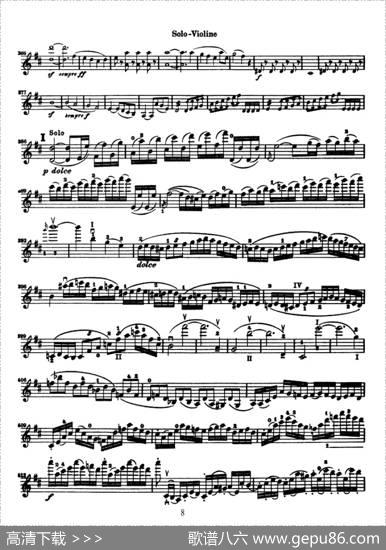 KonzertfurVioline（贝多芬小提琴协奏曲）